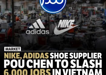 Nike, Adidas shoe supplier Pou Chen to slash 6009 jobs in Vietnam. 1 Nike, Adidas shoe supplier Pou Chen to slash 6009 jobs in Vietnam.