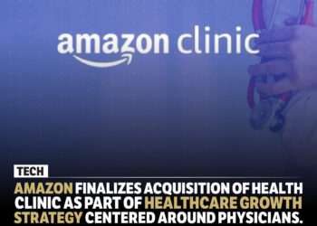 Amazon finalizes acquisition of health clinic as part of healthcare strategy centered around physicians. 5 Amazon finalizes acquisition of health clinic as part of healthcare strategy centered around physicians.
