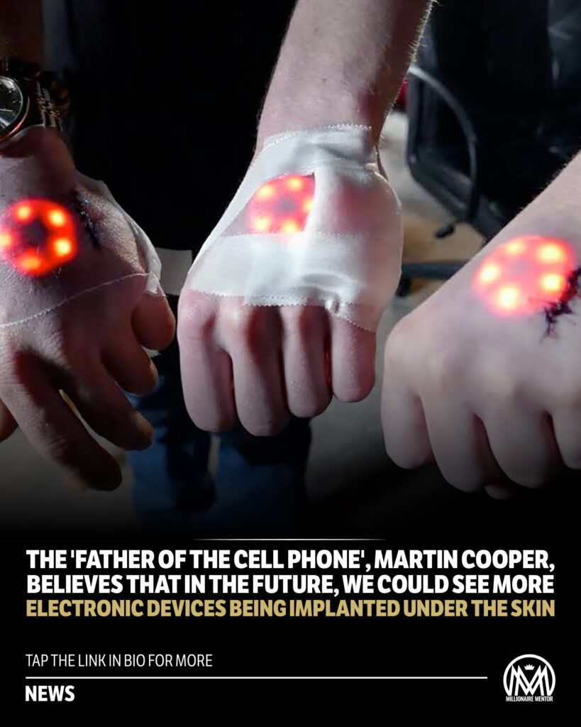 Father of the cell phone says one day we’ll have devices embedded under our skin