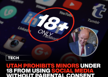 Utah prohibits minors under 18 from using social media without parental consent. 7 Utah prohibits minors under 18 from using social media without parental consent