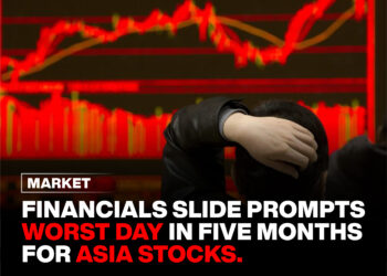 Financials slide prompts worst day in five months for Asia stocks. 9 Financials slide prompts worst day in five months for Asia stocks.