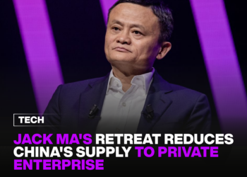 Jack Ma's Retreat reduces China's supply to private enterprise. 2 Jack Ma's Retreat reduces China's supply to private enterprise