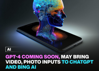 GPT-4 coming soon, may bring video, photo inputs to ChatGPT and Bing AI. 1 GPT-4 coming soon, may bring video, photo inputs to ChatGPT and Bing AI