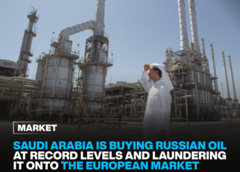 Saudi Arabia is Buying Russian Oil at Record Levels and Laundering it Onto the European Market 4 Saudi Arabia is Buying Russian Oil at Record Levels and Laundering it Onto the European Market