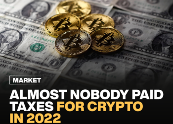 Almost nobody paid taxes for crypto in 2022. 1 Almost nobody paid taxes for crypto in 2022.