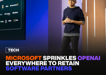 Microsoft sprinkles OpenAI everywhere to retain software partners.