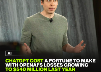 ChatGPT cost a fortune to make with OpenAI's losses growing to $540 million last year. 1 ChatGPT cost a fortune to make with OpenAI's losses growing to $540 million last year.