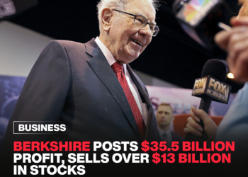Berkshire posts $35.5 billion profit, sells over $13 billion in stocks. 7 Berkshire posts $35.5 billion profit, sells over $13 billion in stocks.
