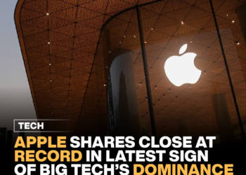 Apple Shares Close at Record in Latest Sign of Big Tech Dominance. 7 Apple Shares Close at Record in Latest Sign of Big Tech’s Dominance