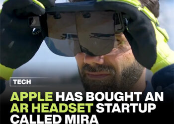 Apple has bought an AR headset startup called Mira. 5 Apple has bought an AR headset startup called Mira.