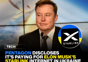 Pentagon discloses it’s paying for Elon Musk’s Starlink internet in Ukraine. 2 Pentagon discloses it’s paying for Elon Musk’s Starlink internet in Ukraine