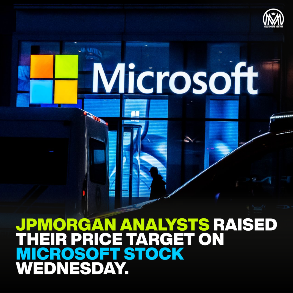 MM news x12 02 Microsoft stock hits record after executives predict 10 billion in annual AI revenue