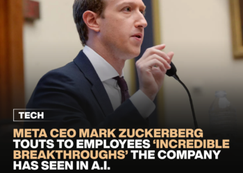 Meta CEO Mark Zuckerberg touts to employees incredible breakthroughs the company has seen in A.I. 4 Meta CEO Mark Zuckerberg touts to employees ‘incredible breakthroughs’ the company has seen in A.I.