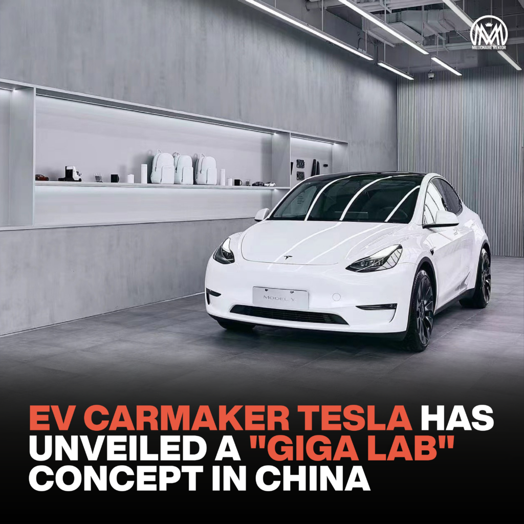 MM news x8 02 Latest Tesla concept store in China can build cars in 45 seconds