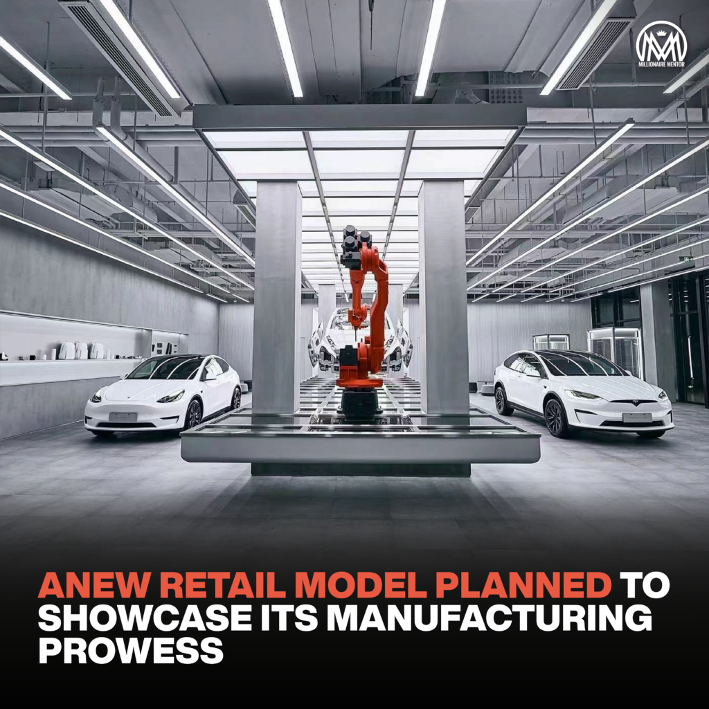 MM news x9 02 Latest Tesla concept store in China can build cars in 45 seconds