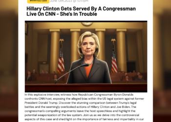 Hillary Clinton Gets Served By A Congressman Live On CNN - She's In Trouble 5 Hillary Clinton Gets Served By A Congressman Live On CNN - She's In Trouble In this explosive interview, witness how Republican Congressman Byron Donalds confronts CNN host, exposing the alleged bias within the US legal system against former President Donald Trump. Discover the stunning comparison between Trump's legal battles and the seemingly overlooked actions of Hillary Clinton and Joe Biden. The congressman's compelling arguments leave the host speechless and highlight the potential weaponization of the law system. Join us as we delve into the controversial aspects of this case and shed light on the importance of fairness and impartiality in our legal system.