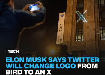 Elon Musk says Twitter will change logo from bird to an X. 1 Elon Musk says Twitter will change logo from bird to an X.