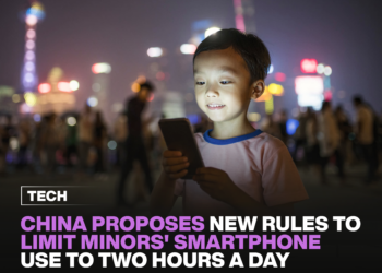 China proposes new rules to limit minors' smartphone use to two hours a day.