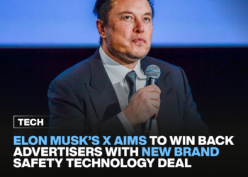 Elon Musk’s X aims to win back advertisers with new brand safety technology deal. 8 Elon Musk’s X aims to win back advertisers with new brand safety technology deal.