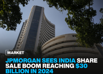 JPMorgan Sees India Share Sale Boom Reaching $30 Billion in 2024.