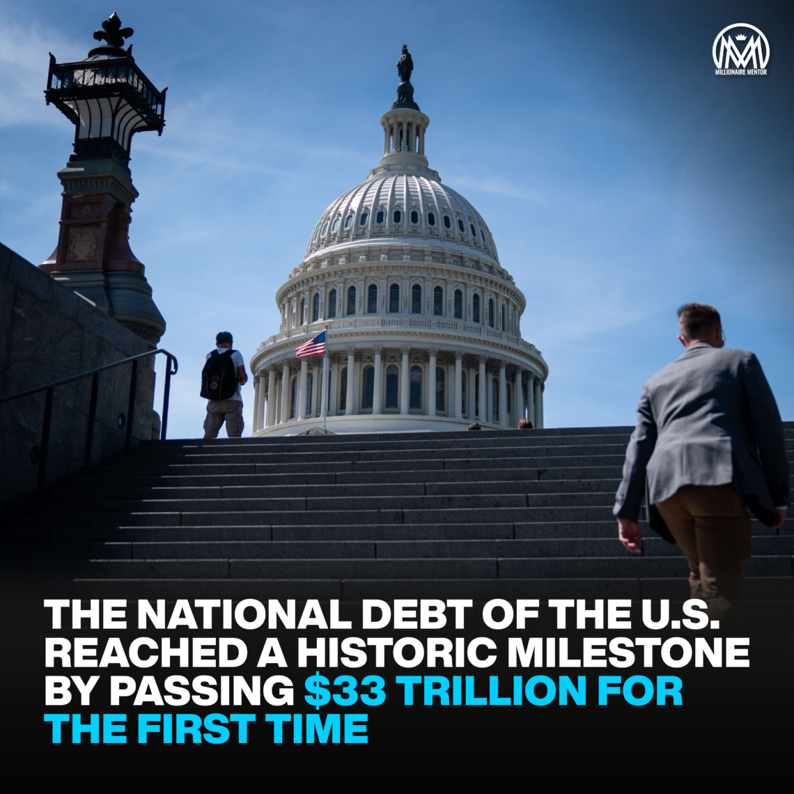 U S National Debt Hits 33 Trillion For The First Time