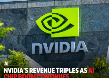 Nvidia's Revenue Triples as AI Chip Boom Continues. 2 Nvidia's Revenue Triples as AI Chip Boom Continues.