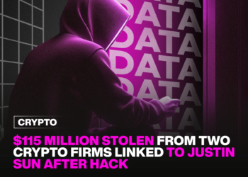 $115 million stolen from two crypto firms linked to Justin Sun after hack. 8 $115 million stolen from two crypto firms linked to Justin Sun after hack.