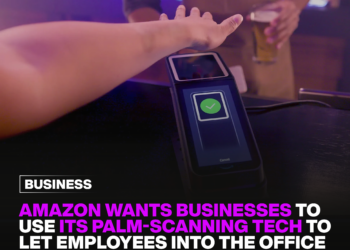 Amazon's Push for Biometric Innovation: Employing Palm-Scanning Tech for Office Access.