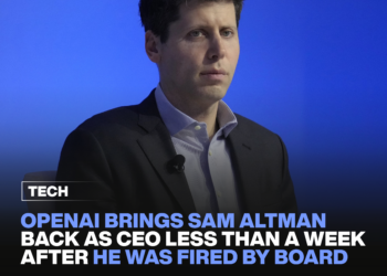 OpenAI brings Sam Altman back as CEO less than a week after he was fired by board.