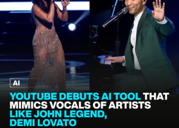 YouTube debuts AI tool that mimics vocals of artists like John Legend, Demi Lovato. 3 YouTube debuts AI tool that mimics vocals of artists like John Legend, Demi Lovato.