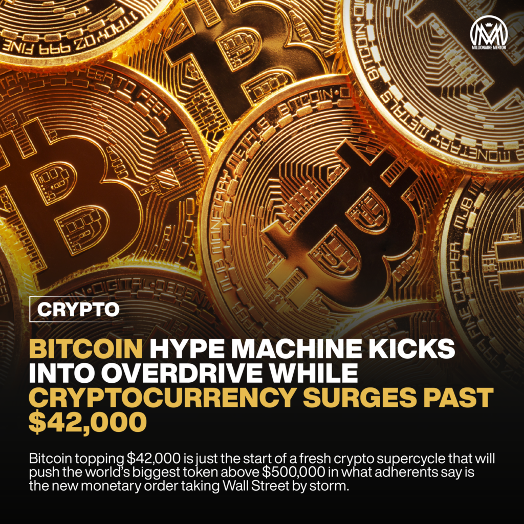 Bitcoin Surges: Soaring Beyond $42,000 Expectations.