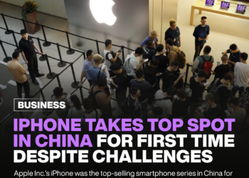 IPhone Takes Top Spot in China for First Time Despite Challenges
