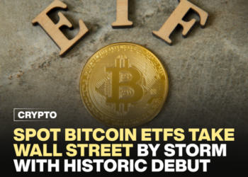 Spot Bitcoin ETFs Take Wall Street by Storm With Historic Debut 1 Spot Bitcoin ETFs Take Wall Street by Storm With Debut