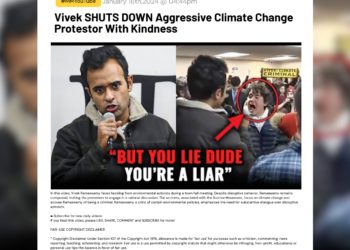 Vivek SHUTS DOWN Aggressive Climate Change Protestor With Kindness 3 Vivek SHUTS DOWN Aggressive Climate Change Protestor With Kindness In this video, Vivek Ramaswamy faces heckling from environmental activists during a town hall meeting. Despite disruptive behavior, Ramaswamy remains composed, inviting the protesters to engage in a rational discussion. The activists, associated with the Sunrise Movement, focus on climate change and accuse Ramaswamy of being a criminal. Ramaswamy, a critic of certain environmental policies, emphasizes the need for substantive dialogue over disruptive activism. â–ºSubscribe for new daily videos. If you liked this video, please LIKE, SHARE, COMMENT and SUBSCRIBE for more! FAIR-USE COPYRIGHT DISCLAIMER * Copyright Disclaimer Under Section 107 of the Copyright Act 1976, allowance is made for "fair use" for purposes such as criticism, commenting, news reporting, teaching, scholarship, and research. Fair use is a use permitted by copyright statute that might otherwise be infringing. Non-profit, educational or personal use tips the balance in favor of fair use. If you are the legal content owner of any videos used here and would like them removed, please contact miki@millmentor.com. Any infringement was not done on purpose and will be rectified to the satisfaction of all parties.