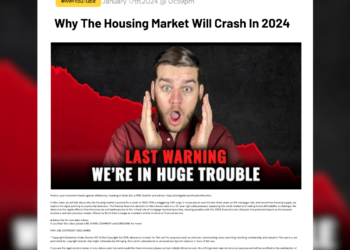Why The Housing Market Will Crash In 2024 2 Why The Housing Market Will Crash In 2024 Protect your retirement funds against inflation by investing in Gold. Get a FREE Gold kit and advice: https://birchgold.com/freedomfrontline In this video, we will talk about why the housing market is poised for a crash in 2024. With a staggering 44% surge in house prices over the last three years, an 8% mortgage rate, and record-low housing supply, we explore the signs pointing to a potential downturn. The Federal Reserve's decision to hike interest rates to a 22-year high adds pressure, squeezing the credit market and making home affordability a challenge. We delve into the ripple effects, from foreclosures and bankruptcies to the critical role of mortgage-backed securities, drawing parallels with the 2008 financial crisis. Discover the potential impact on the broader economy and why precious metals, offered by Birch Gold, emerge as a resilient shelter in times of financial storms. â–ºSubscribe for new daily videos. If you liked this video, please LIKE, SHARE, COMMENT and SUBSCRIBE for more! FAIR-USE COPYRIGHT DISCLAIMER * Copyright Disclaimer Under Section 107 of the Copyright Act 1976, allowance is made for "fair use" for purposes such as criticism, commenting, news reporting, teaching, scholarship, and research. Fair use is a use permitted by copyright statute that might otherwise be infringing. Non-profit, educational or personal use tips the balance in favor of fair use. If you are the legal content owner of any videos used here and would like them removed, please contact miki@millmentor.com. Any infringement was not done on purpose and will be rectified to the satisfaction of all parties. AFFILIATE DISCLOSURE: Some of the links in this video's description are affiliate links, meaning, at no additional cost to you, the owner may earn a commission if you click through, make a purchase, and/or opt-in.