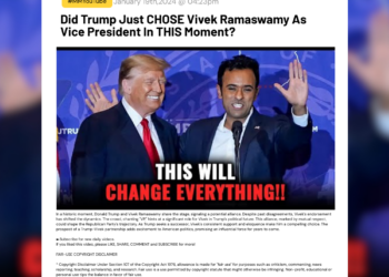 Did Trump Just CHOSE Vivek Ramaswamy As Vice President In THIS Moment? 9 Did Trump Just CHOSE Vivek Ramaswamy As Vice President In THIS Moment? In a historic moment, Donald Trump and Vivek Ramaswamy share the stage, signaling a potential alliance. Despite past disagreements, Vivek's endorsement has shifted the dynamics. The crowd, chanting "VP," hints at a significant role for Vivek in Trump's political future. This alliance, marked by mutual respect, could shape the Republican Party's trajectory. As Trump seeks a successor, Vivek's consistent support and eloquence make him a compelling choice. The prospect of a Trump-Vivek partnership adds excitement to American politics, promising an influential force for years to come. â–ºSubscribe for new daily videos. If you liked this video, please LIKE, SHARE, COMMENT and SUBSCRIBE for more! FAIR-USE COPYRIGHT DISCLAIMER * Copyright Disclaimer Under Section 107 of the Copyright Act 1976, allowance is made for "fair use" for purposes such as criticism, commenting, news reporting, teaching, scholarship, and research. Fair use is a use permitted by copyright statute that might otherwise be infringing. Non-profit, educational or personal use tips the balance in favor of fair use. If you are the legal content owner of any videos used here and would like them removed, please contact miki@millmentor.com. Any infringement was not done on purpose and will be rectified to the satisfaction of all parties.