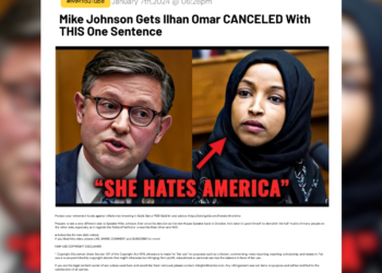Mike Johnson Gets Ilhan Omar CANCELED With THIS One Sentence 3 Mike Johnson Gets Ilhan Omar CANCELED With THIS One Sentence Protect your retirement funds against inflation by investing in Gold. Get a FREE Gold kit and advice: https://birchgold.com/freedomfrontline Prepare to see a very different side to Speaker Mike Johnson. Ever since his election as the new House Speaker back in October, he’s taken it upon himself to demolish the half-truths of many people on the other side, especially as it regards the ‘DefundThePolice’ crowd like Ilhan Omar and AOC. ►Subscribe for new daily videos. If you liked this video, please LIKE, SHARE, COMMENT and SUBSCRIBE for more! FAIR-USE COPYRIGHT DISCLAIMER * Copyright Disclaimer Under Section 107 of the Copyright Act 1976, allowance is made for "fair use" for purposes such as criticism, commenting, news reporting, teaching, scholarship, and research. Fair use is a use permitted by copyright statute that might otherwise be infringing. Non-profit, educational or personal use tips the balance in favor of fair use. If you are the legal content owner of any videos used here and would like them removed, please contact miki@millmentor.com. Any infringement was not done on purpose and will be rectified to the satisfaction of all parties. AFFILIATE DISCLOSURE: Some of the links in this video's description are affiliate links, meaning, at no additional cost to you, the owner may earn a commission if you click through, make a purchase, and/or opt-in.
