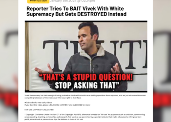 Reporter Tries To BAIT Vivek With White Supremacy But Gets DESTROYED Instead 2 Reporter Tries To BAIT Vivek With White Supremacy But Gets DESTROYED Instead Vivek Ramaswamy has had enough of being pushed on the backfoot with race-baiting questions from reporters, and we just witnessed the most compelling takedown of the media over the issue right to their face. â–ºSubscribe for new daily videos. If you liked this video, please LIKE, SHARE, COMMENT and SUBSCRIBE for more! FAIR-USE COPYRIGHT DISCLAIMER * Copyright Disclaimer Under Section 107 of the Copyright Act 1976, allowance is made for "fair use" for purposes such as criticism, commenting, news reporting, teaching, scholarship, and research. Fair use is a use permitted by copyright statute that might otherwise be infringing. Non-profit, educational or personal use tips the balance in favor of fair use. If you are the legal content owner of any videos used here and would like them removed, please contact miki@millmentor.com. Any infringement was not done on purpose and will be rectified to the satisfaction of all parties.