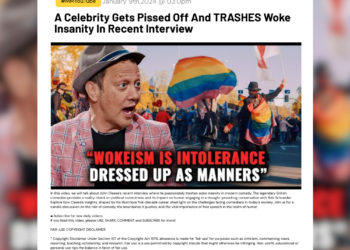 A Celebrity Gets Pissed Off And TRASHES Woke Insanity In Recent Interview 1 A Celebrity Gets Pissed Off And TRASHES Woke Insanity In Recent Interview In this video, we will talk about John Cleese's recent interview where he passionately trashes woke insanity in modern comedy. The legendary British comedian provides a reality check on political correctness and its impact on humor, engaging in a thought-provoking conversation with Rob Schneider. Explore how Cleese's insights, shaped by his illustrious five-decade career, shed light on the challenges facing comedians in today's society. Join us for a candid discussion on the role of comedy, the boundaries it pushes, and the vital importance of free speech in the realm of humor. â–ºSubscribe for new daily videos. If you liked this video, please LIKE, SHARE, COMMENT and SUBSCRIBE for more! FAIR-USE COPYRIGHT DISCLAIMER * Copyright Disclaimer Under Section 107 of the Copyright Act 1976, allowance is made for "fair use" for purposes such as criticism, commenting, news reporting, teaching, scholarship, and research. Fair use is a use permitted by copyright statute that might otherwise be infringing. Non-profit, educational or personal use tips the balance in favor of fair use. If you are the legal content owner of any videos used here and would like them removed, please contact miki@millmentor.com. Any infringement was not done on purpose and will be rectified to the satisfaction of all parties.