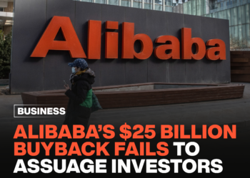 Alibaba’s $25 Billion Buyback Fails to Assuage Investors 4 Alibaba’s $25 Billion Buyback Fails to Assuage Investors