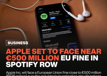 Apple Set to Face Near €500 Million EU Fine in Spotify Row
