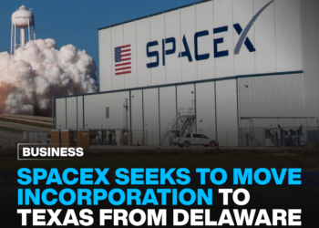 SpaceX Seeks to Move Incorporation to Texas From Dela