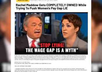 Rachel Maddow Gets COMPLETELY OWNED While Trying To Push Women's Pay Gap LIE 4 Rachel Maddow Gets COMPLETELY OWNED While Trying To Push Women's Pay Gap LIE In this video, we dissect a fiery exchange on NBC's Meet The Press where Republican strategist Alex Castellanos challenges the narrative surrounding the 'gender pay gap.' Castellanos engages with Rachel Maddow, questioning the widely cited '77 cents on the dollar' figure and offering a nuanced perspective. Explore the deeper complexities of this debate, from the economic realities of different industries to the significance of personal choice in the pursuit of success. Join us in unraveling the layers of the gender pay gap discourse and questioning the oversimplified narratives that dominate the conversation. â–ºSubscribe for new daily videos. If you liked this video, please LIKE, SHARE, COMMENT and SUBSCRIBE for more! FAIR-USE COPYRIGHT DISCLAIMER * Copyright Disclaimer Under Section 107 of the Copyright Act 1976, allowance is made for "fair use" for purposes such as criticism, commenting, news reporting, teaching, scholarship, and research. Fair use is a use permitted by copyright statute that might otherwise be infringing. Non-profit, educational or personal use tips the balance in favor of fair use. If you are the legal content owner of any videos used here and would like them removed, please contact miki@millmentor.com. Any infringement was not done on purpose and will be rectified to the satisfaction of all parties.