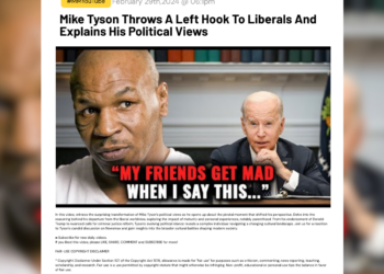 Mike Tyson Throws A Left Hook To Liberals And Explains His Political Views In this video, witness the surprising transformation of Mike Tyson's political views as he opens up about the pivotal moment that shifted his perspective. Delve into the reasoning behind his departure from the liberal worldview, exploring the impact of maturity and personal experiences, notably parenthood. From his endorsement of Donald Trump to nuanced calls for criminal justice reform, Tyson's evolving political stance reveals a complex individual navigating a changing cultural landscape. Join us for a reaction to Tyson's candid discussion on Newsmax and gain insights into the broader cultural battles shaping modern society. ►Subscribe for new daily videos. If you liked this video, please LIKE, SHARE, COMMENT and SUBSCRIBE for more! FAIR-USE COPYRIGHT DISCLAIMER * Copyright Disclaimer Under Section 107 of the Copyright Act 1976, allowance is made for "fair use" for purposes such as criticism, commenting, news reporting, teaching, scholarship, and research. Fair use is a use permitted by copyright statute that might otherwise be infringing. Non-profit, educational or personal use tips the balance in favor of fair use. If you are the legal content owner of any videos used here and would like them removed, please contact miki@millmentor.com. Any infringement was not done on purpose and will be rectified to the satisfaction of all parties.