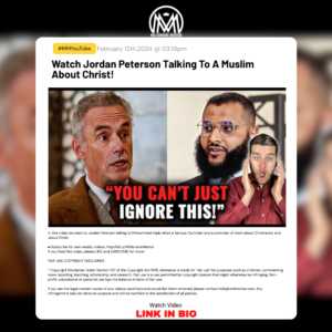 Watch Jordan Peterson Talking To A Muslim About Christ!