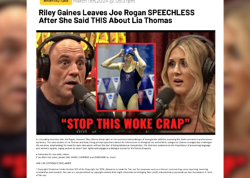 Riley Gaines Leaves Joe Rogan SPEECHLESS After She Said THIS About Lia Thomas 4 Riley Gaines Leaves Joe Rogan SPEECHLESS After She Said THIS About Lia Thomas In a revealing interview with Joe Rogan, swimmer Riley Gaines sheds light on the controversial landscape of transgender athletes, exposing the stark contrasts in performance dynamics. The case studies of Lia Thomas and Iszac Henig prompt questions about the intersection of biological sex and athletic categories. Gaines courageously challenges the narrative, emphasizing the need for open discussion without the fear of being labeled as transphobic. The interview underscores the importance of preserving language and women's spaces, urging women to assert their rights and engage in a dialogue crucial for the future of sports. â–ºSubscribe for new daily videos. If you liked this video, please LIKE, SHARE, COMMENT and SUBSCRIBE for more! FAIR-USE COPYRIGHT DISCLAIMER * Copyright Disclaimer Under Section 107 of the Copyright Act 1976, allowance is made for "fair use" for purposes such as criticism, commenting, news reporting, teaching, scholarship, and research. Fair use is a use permitted by copyright statute that might otherwise be infringing. Non-profit, educational or personal use tips the balance in favor of fair use. If you are the legal content owner of any videos used here and would like them removed, please contact miki@millmentor.com. Any infringement was not done on purpose and will be rectified to the satisfaction of all parties.