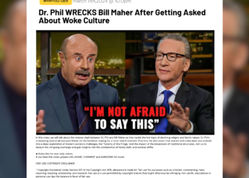 Dr. Phil WRECKS Bill Maher After Getting Asked About Woke Culture 2 Dr. Phil WRECKS Bill Maher After Getting Asked About Woke Culture In this video, we will talk about the intense clash between Dr. Phil and Bill Maher as they tackle the hot topic of declining religion and family values. Dr. Phil's unwavering stance almost puts Maher on the backfoot, making for a must-watch moment. Dive into the discussion that started with a few jibes and evolved into a deep exploration of modern society's challenges, the "Tyranny of the Fringe," and the impact of the breakdown of traditional structures. Join us to dissect the intriguing exchange and gain insights into the complexities of family, faith, and societal shifts. â–ºSubscribe for new daily videos. If you liked this video, please LIKE, SHARE, COMMENT and SUBSCRIBE for more! FAIR-USE COPYRIGHT DISCLAIMER * Copyright Disclaimer Under Section 107 of the Copyright Act 1976, allowance is made for "fair use" for purposes such as criticism, commenting, news reporting, teaching, scholarship, and research. Fair use is a use permitted by copyright statute that might otherwise be infringing. Non-profit, educational or personal use tips the balance in favor of fair use. If you are the legal content owner of any videos used here and would like them removed, please contact miki@millmentor.com. Any infringement was not done on purpose and will be rectified to the satisfaction of all parties.