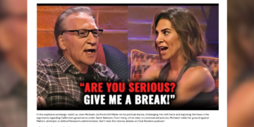 Bill Maher EMBARRASSED By Jillian Michaels In Explosive Woke Culture Debate! 7 Bill Maher EMBARRASSED By Jillian Michaels In Explosive Woke Culture Debate! In this explosive exchange, watch as Jilian Michaels confronts Bill Maher on his political stance, challenging him with facts and exposing the flaws in his arguments regarding California's governance under Gavin Newsom. From rising crime rates to controversial policies, Michaels holds her ground against Maher's attempts to defend Newsom's administration. Don't miss this intense debate on Club Random podcast! ►Subscribe for new daily videos. If you liked this video, please LIKE, SHARE, COMMENT and SUBSCRIBE for more! FAIR-USE COPYRIGHT DISCLAIMER * Copyright Disclaimer Under Section 107 of the Copyright Act 1976, allowance is made for "fair use" for purposes such as criticism, commenting, news reporting, teaching, scholarship, and research. Fair use is a use permitted by copyright statute that might otherwise be infringing. Non-profit, educational or personal use tips the balance in favor of fair use. If you are the legal content owner of any videos used here and would like them removed, please contact miki@millmentor.com. Any infringement was not done on purpose and will be rectified to the satisfaction of all parties.