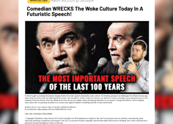 Comedian WRECKS The Woke Culture Today In A Futuristic Speech! 5 Comedian WRECKS The Woke Culture Today In A Futuristic Speech! In this thought-provoking throwback, George Carlin's futuristic speech dismantles woke culture. His timeless perspective challenges the inflated human ego, debunking the notion that we wield significant power over the planet. Carlin's sharp wit dissects our desire for impact and legacy, grounding humanity in the vastness of Earth's history. This clip, ahead of its time, serves as a reality check, prompting reflection on our place in the grand scheme. Carlin's insights, even years after his passing, resonate as a crucial voice against shallow moralizing and anti-human sentiments. â–ºSubscribe for new weekly videos: https://bit.ly/MillionaireMentor If you liked this video, please LIKE and SUBSCRIBE for more! FAIR-USE COPYRIGHT DISCLAIMER * Copyright Disclaimer Under Section 107 of the Copyright Act 1976, allowance is made for "fair use" for purposes such as criticism, commenting, news reporting, teaching, scholarship, and research. Fair use is a use permitted by copyright statute that might otherwise be infringing. Non-profit, educational or personal use tips the balance in favor of fair use. If you are the legal content owner of any videos used here and would like them removed, please contact miki@millmentor.com. Any infringement was not done on purpose and will be rectified to the satisfaction of all parties.